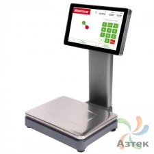 Весы Mertech M-ER 828 PM-15,2 Ethernet USB WiFi настольные торговые до 15 кг, металл, пластик, VISION-AI